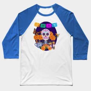 Day of the Dead Baseball T-Shirt